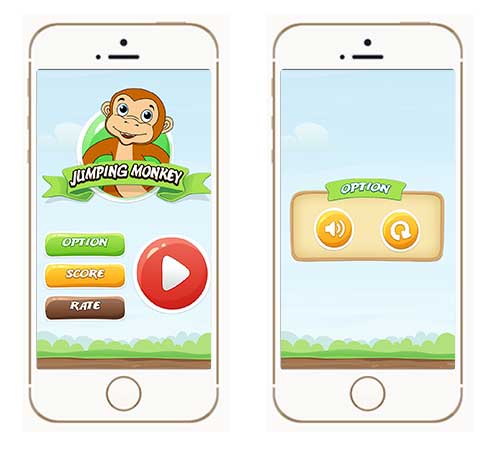 Jumping Monkey Game, Mobile Game, Android Games
